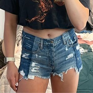 Vintage High Rise Denim Shorts